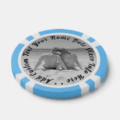 Upload je fotopokerfiches Geschenk Voeg aangepaste Poker Chips (Enkel)
