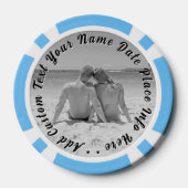 Upload je fotopokerfiches Geschenk Voeg aangepaste Poker Chips (Achterkant)