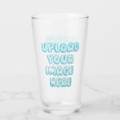 Upload je geliefde afbeelding Foto logo Glas (Achterkant)