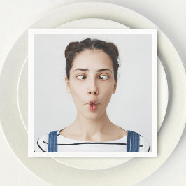 Upload Je Grappige GezichtsFoto Selfie Servet