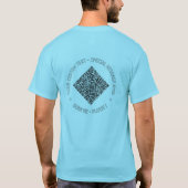 Upload je grappige QR-code T-shirt cadeau voeg tek (Achterkant)