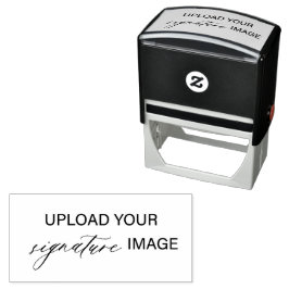 Upload je handgeschreven handtekening  zelfinktende stempel
