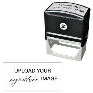 Upload je handgeschreven handtekening zelfinktende stempel
