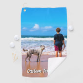 Upload je huisdier foto Golf handdoek gepersonalis (Insitu)