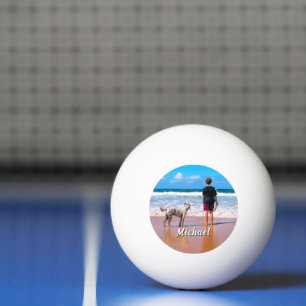 Upload je huisdier foto Ping Pong Bal Geschenk Naa Pingpongbal