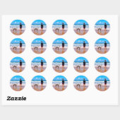Upload je huisdier foto stickers gepersonaliseerde (Vel)