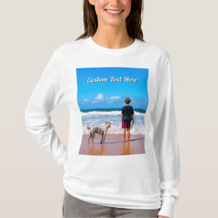 Upload je huisdier foto T-shirt cadeau met aangepa
