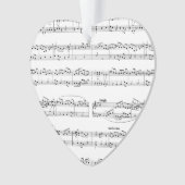 Upload je liedje Personal Heart Christmas Ornament (voorkant)