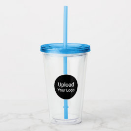 Upload je Logo Acryl Drinkbeker