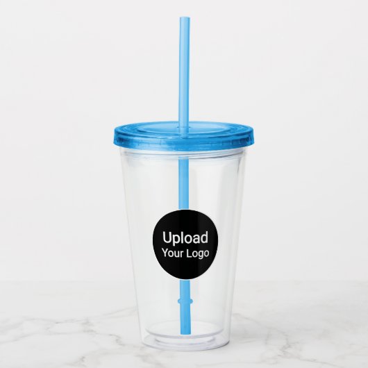 Upload je Logo Acryl Drinkbeker (Voorkant)