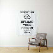 Upload je ontwerp en tekst wandkleed (In situ)