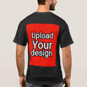Upload je ontwerp T-Shirt (Achterkant)
