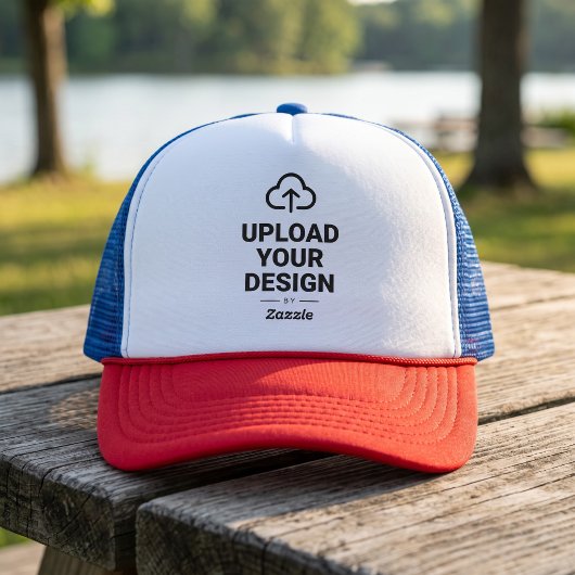 Upload je ontwerp trucker pet