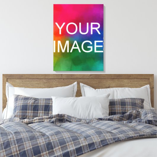 Upload je Photo Afbeelding Afbeelding of Logo Stre Canvas Afdruk (Insitu (Slaapkamer))