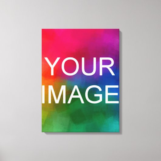 Upload je Photo Afbeelding Afbeelding of Logo Stre Canvas Afdruk (Voorkant)