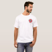 Upload je QR-code merk T-shirt Voeg tekst info toe (Voorkant volledig)