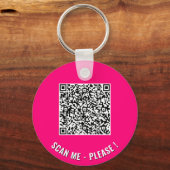 Upload je QR-code-sleutelhanger Voorbeeld Kies kle Sleutelhanger (Achterkant)