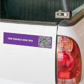 Upload je QR-code tekst Zakelijke bumpersticker (Op Truck)