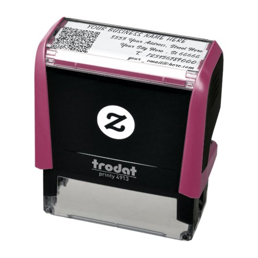 Upload je QR-code, voeg info adres stempel voorbee (Product)
