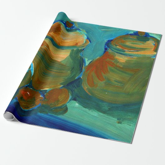 Upload je schilderij | Draai een aangepaste kunsta Cadeaupapier (Uitgerold)