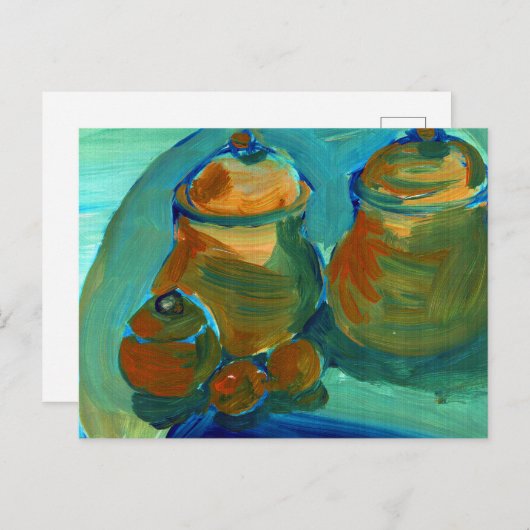 Upload je schilderij | Schakel Aangepaste kunst Af Briefkaart (Voorkant / Achterkant)