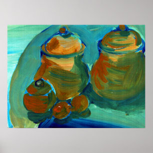Upload je schilderij Schakel Aangepaste kunst Af Poster