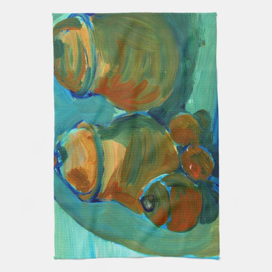 Upload je schilderij | Schakel Aangepaste kunst Af Theedoek (Verticaal)