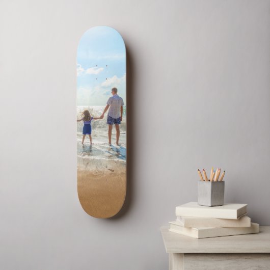 Upload Jouw Foto Skateboard Persoonlijke Cadeau (Muurkunst)