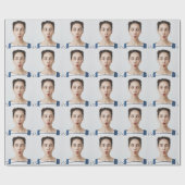 Upload Jouw Grappige Gezichtsfoto Selfie Cadeaupapier (Vlak)