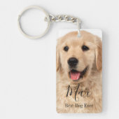 Upload Jouw Huisdier Foto Gepersonaliseerd Sleutelhanger (Voorkant)