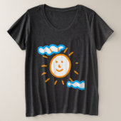 Upload kunstschilderij Draai Kinder kunstwerk naar Grote Maat T-shirt (Design voorkant)