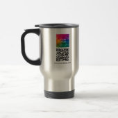 Upload Logo Hier Aangepaste QR-code Modern Eerlijk Reisbeker (Links)