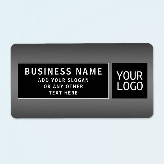 Upload logo of QR-code | Cool retouradres Etiket