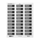 Upload Logo of QR-code | Elk kleurverloop Etiket (Full Sheet)