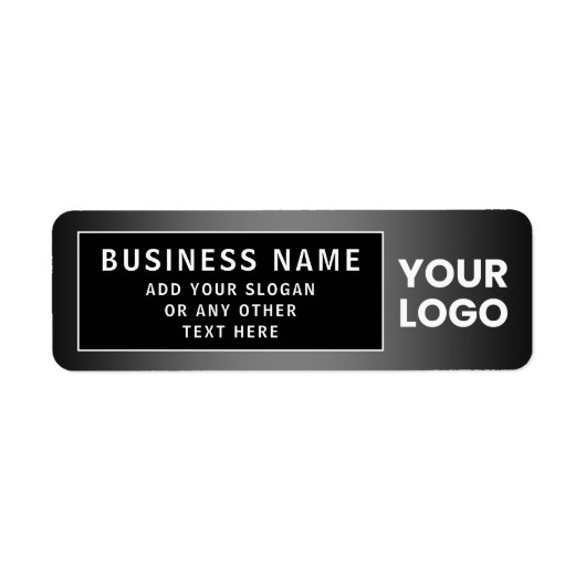 Upload Logo of QR-code | Elk kleurverloop Etiket (Voorkant)