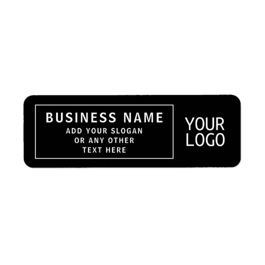 Upload Logo of QR-code | Koel retouradres Etiket (Voorkant)