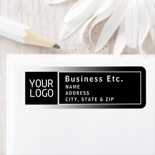 Upload Logo of QR-code | Modern retouradres Etiket (Insitu)