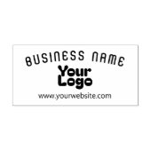 Upload Logo Retro-Modern Rubberstempel (Afrduk)