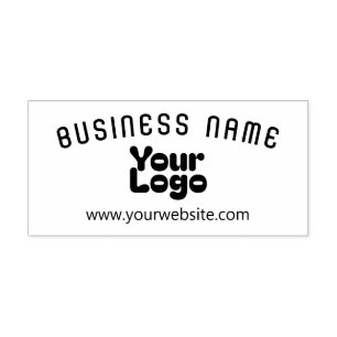 Upload Logo Retro-Modern Rubberstempel