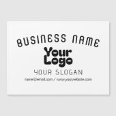 Upload Logo Retro-Modern Wit & Zwart (bewerkbaar) (Voorkant)