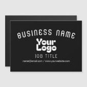 Upload Logo Retro-Modern Zwart-wit (bewerkbaar) (Voorkant / Achterkant)