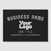 Upload Logo Retro-Modern Zwart-wit (bewerkbaar) (Voorkant)