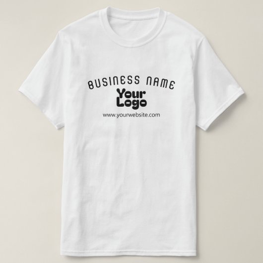 Upload Logo Retro-Moderne T-shirt (Design voorkant)