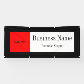 Upload Logo (rood), verander de Kleur van de Grens Spandoek