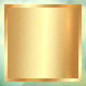 Upload Logo Voeg QR-code Tekst Goud Lege Achtergro Raamsticker (Vel 3)