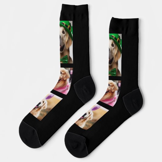 Upload Personalized Pet Photo Gift for Dog Parent Sokken (Links)