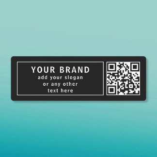 Upload QR-code of logo etc. | Modern Waterdicht Labels