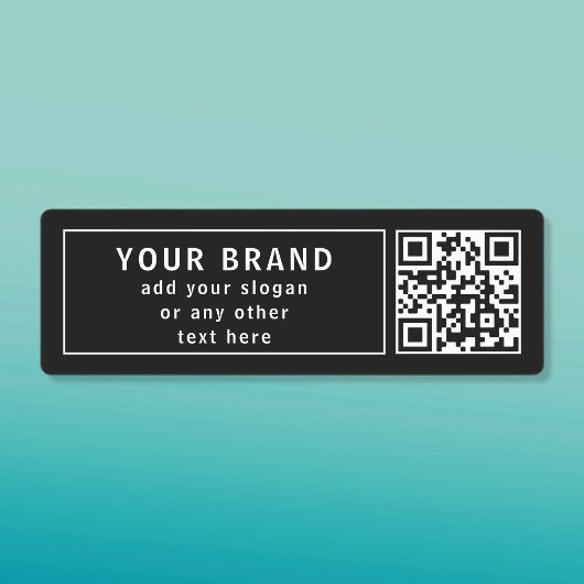 Upload QR-code of logo etc. | Modern Waterdicht Labels