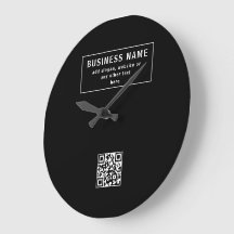 Upload QR-code of logo | Modern Zwart