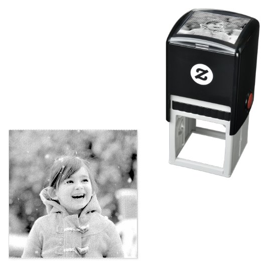 Upload Selfie en Creëer Aangepaste persoonlijke fo Zelfinktende Stempel (In situ)